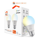 Nexxt Home 2 Unidades Smart Led Bulb Blanco Graduable 110v