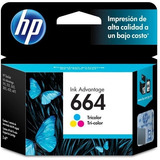 Cartucho Original Hp 664 Color Para 2135 3635 4535