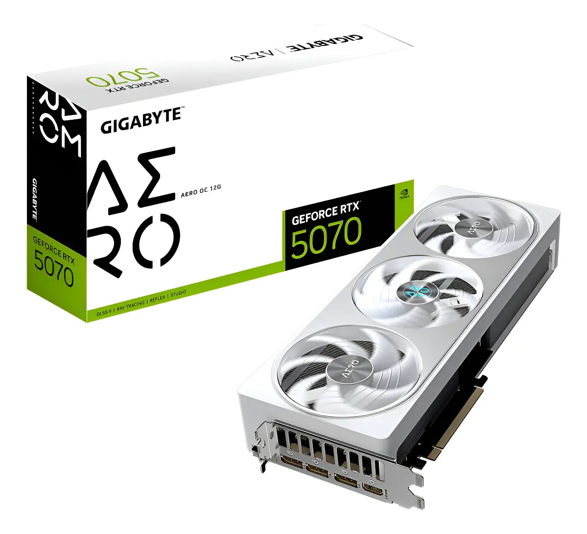 Placa De Video Nvidia Geforce Gigabyte Rtx 5070 Aero Oc 12gb