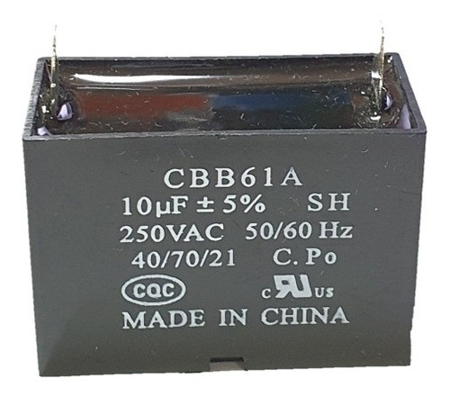 Capacitor De Arranque 10uf 250v Para Ventilador Y Motor