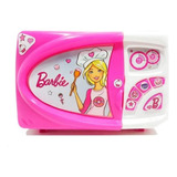 Microondas Barbie Original Glam Con Accesorios Y Sonido Tv
