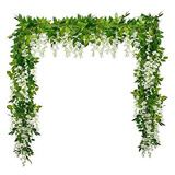 Wisteria Vine Garland Plant Ratta Flores Colgantes Arti...