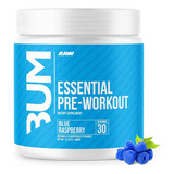 Raw Cbum Essential Pre Workout Pre Entreno 30 Servicios Sabor Blue Raspberry