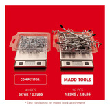 Madd Tools Ganchos De Metal Extra Gruesos De 1/4 Para Tabler