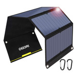 Panel Solar Plegable Portátil 28w 2 Usb Para Móviles/tablets