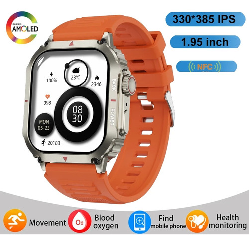 Reloj Inteligente Impermeable Con Gps Bluetooth Call Para De