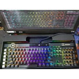 Teclado Corsair K100 Opx Inglês Us Rgb K28 Ler Descrição