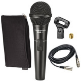 Microfone Dinâmico Audio-technica Xrl Pro 41 Com Fio Preto