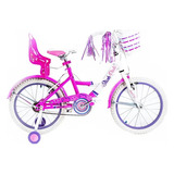 Bicicleta Niña Rod 14 Stark Pink Acero Paseo C/accesorios