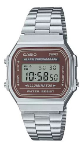 Reloj Casio Vintage Digital A168wa-5a Agente Oficial