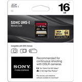 Cartão De Memória Sony Uhs-i Sf16ux/tq2 Novo 94mb/s 16gb