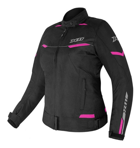 Jaqueta X11 Guard 2 Com Proteção Feminina Rosa Motociclista