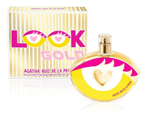 Perfume Mujer Agatha Ruiz De La Prada Look Gold Edt 80ml