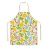 Delantal De Lino Con Estampado Floral Kitchen Chef De La Ser