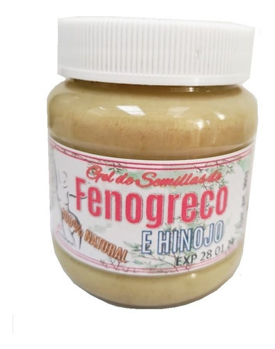 Gel De Fenogreco E Hinojo 100% Natural