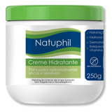 Creme Natuphil Hidratante 250g Para Peles Sensíveis E Secas