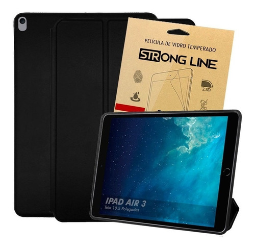 Capa Para iPad Air 3 3ª Geração 2019 Smart Case + Pelicula