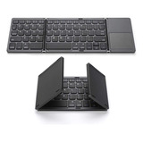 Mini Teclado Touch Dobrável Bluetooth Para Celular E Tablet