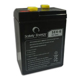 Batería De Gel Recargable Safety Energy 6v 4ah 57mm