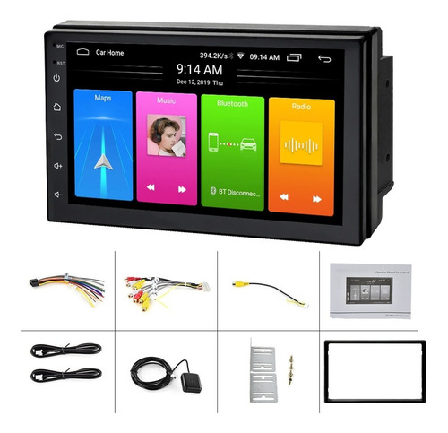 Radio Para Carro Radio Android Bluetooth Wifi Gps Usb Cam 