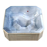 Jacuzzi Hidromasaje Spa Cuadrado 206x196x74cm 8 Jets Premium