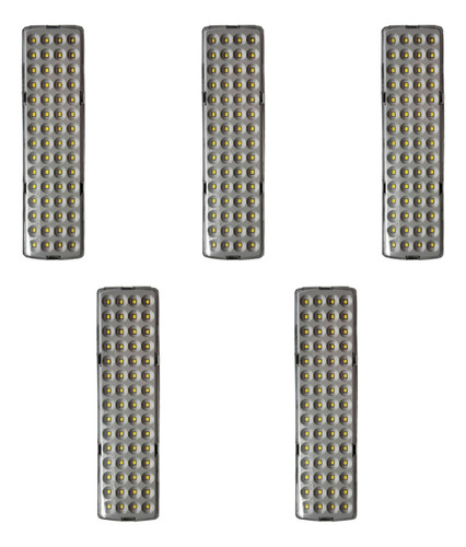 Pack X 5 Luz De Emergencia 60 Leds Sica Alta Luminosidad