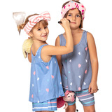 Pijama Infantil Corazones Hasta T.14 24064 Bianca Secreta