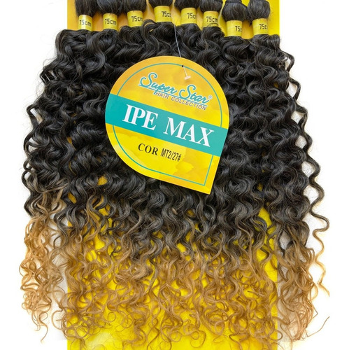 Cabelo 100% Orgânico Premium Super Star Ipê Max 75cm 320gr