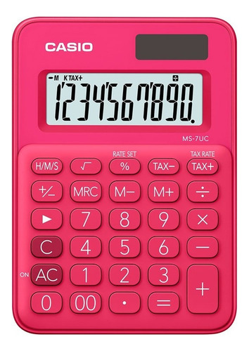Calculadora Escritorio Casio Ms-7uc Calculo Tiempo Imp Ent