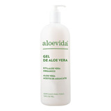 Gel Aloevida Hidrata 97% Aloe Vera Orgánico +aguacate 1 Lt