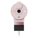 Webcam Logitech Brio 300 Rosa Full Hd - 960-001446-c