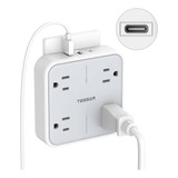 Adaptador De Cargador De Pared Multiconector, 3 Usb (1 Usb C