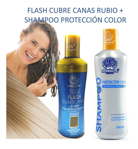 Cubre Canas Rubio Shampoo - mL a $129