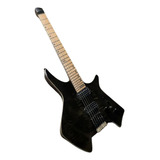 Guitarra Electrica Sqoe Headless Seib-995 Negra