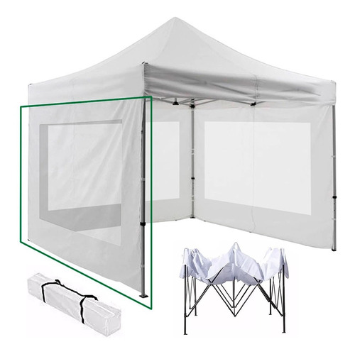 Gazebo Plegable Autoarmable 3x3 Mts Reforzado Paredes Bolso 