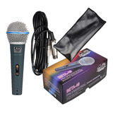 Microfono De Mano Dinámico Con Cable Y Estuche Beta 49 Gbr