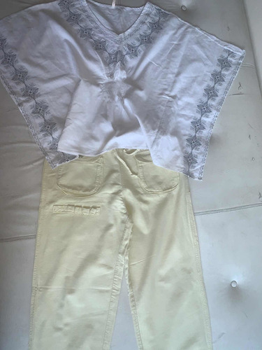 Lote Pantalón Tipo Cargo Y Remera