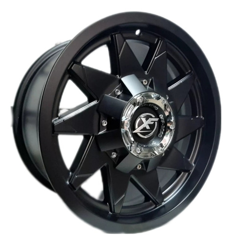 Llanta Deportiva Xf Black R17x9 (6x139)  Hilux S10 Ranger