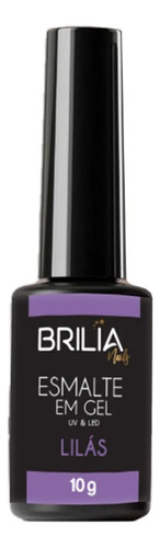 Esmalte Em Gel Brilia Nails Secagem Rápida Em Cabine