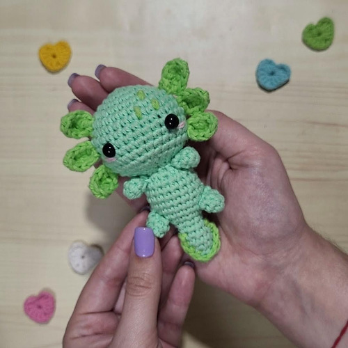 Oferta - Axolote - Muñeco Tejido A Crochet (amigurumi)