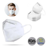 Kit 10 Máscara Respiratória Proteção Pff2 Kn95 Fda Anvisa 