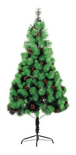 Árvore De Natal Enfeite Pinho Luxo Pinheiro 1,80m 240 Galhos Cor Verde