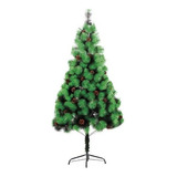 Árvore De Natal Enfeite Pinho Luxo Pinheiro 1,80m 240 Galhos Cor Verde