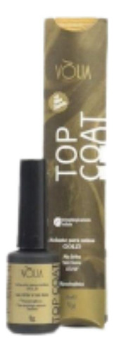 Top Coat Volia Sache Gold 9g Refil Alto Brilho Selante