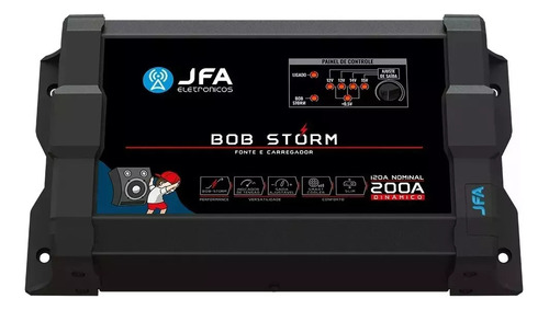 Fonte Carregador Bob Storm 200a Slim Bivolt Automático - Jfa