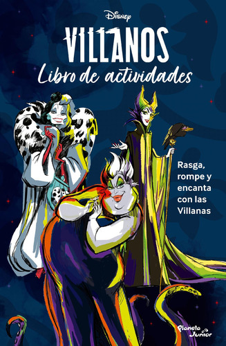 Villanos Libro De Actividades, De Disney. Editorial Planeta Junior, Tapa Blanda En Español