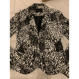 Saco De Vestir,animal Print De Mujer