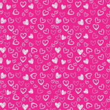 Tecido Tricoline Coração Fundo Pink (0,50x1,50)