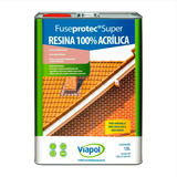 Resina Acrílica Fuseprotec Super Resistência À Água 18l