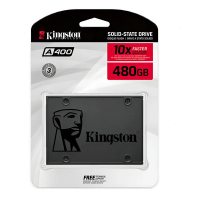 Ssd Hd Interno Kingston Sa400s37\u002F480g 480gb Cor Cinza | Frete grátis
